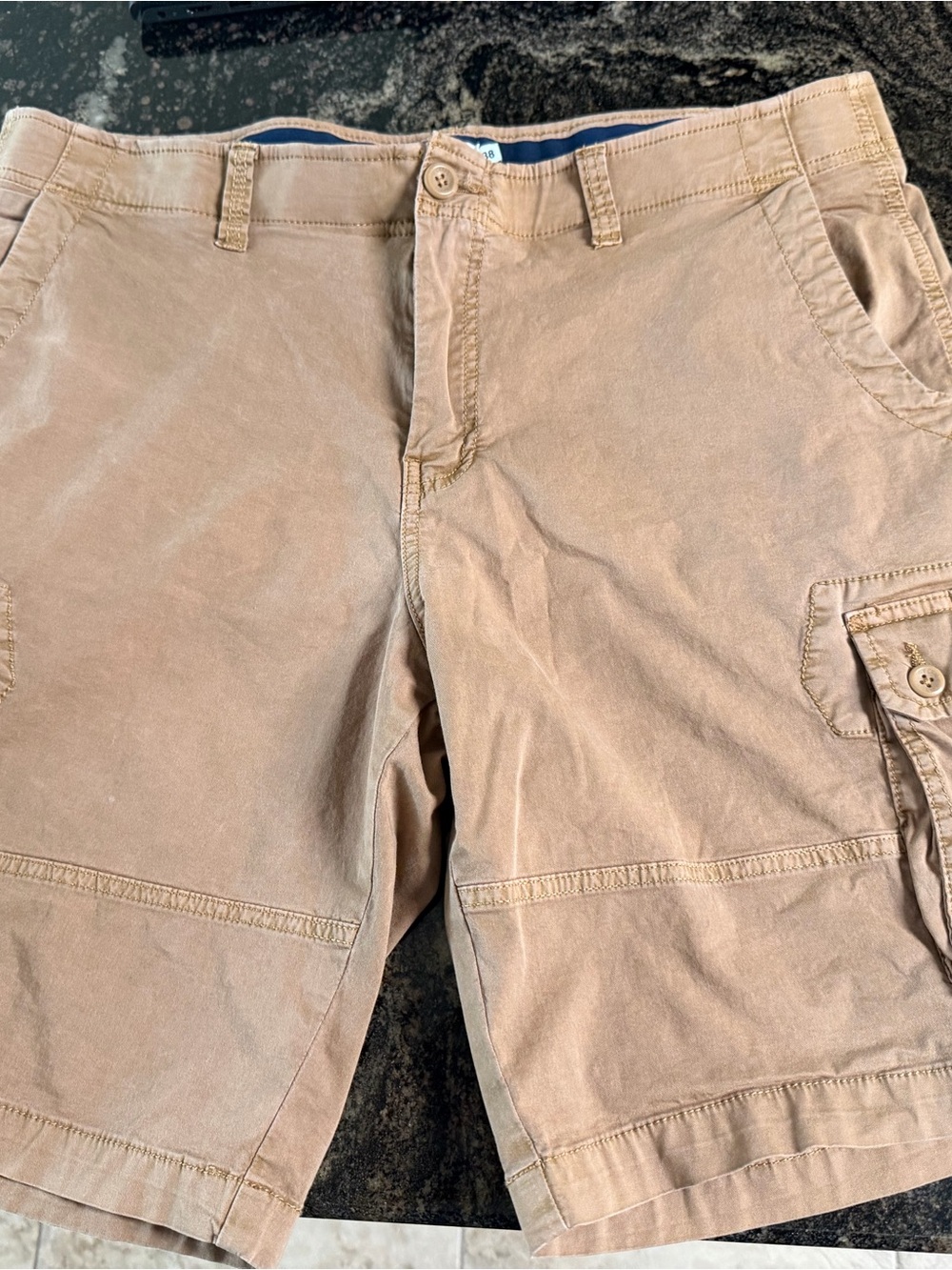 True Craft Men's Cargo Shorts in Tan